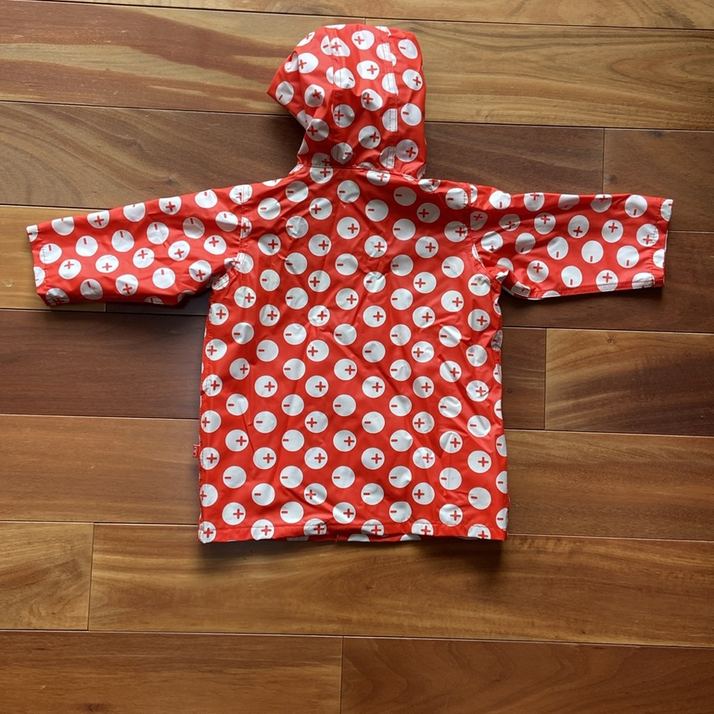 Magnificent Baby Magnetic Raincoat 2T Orange Circles - Picture 9 of 16